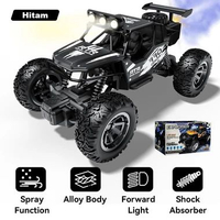 LC - GPT Mobil RC Offroad 4WD 6 Roda 2.4GHz Mobil Remote Control Alloy Semprot Air Lampu LED Ban Ant