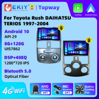 EKIY Android 10 Car 4G WIFI Radio Navigation GPS For Toyota Rush/DAIHATSU TERIOS Multimedia Player Radio 2 Din DVD Carplay