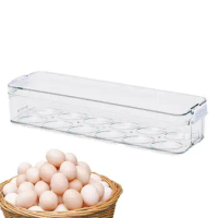 Fridge Egg Organizer Refrigerator Egg Storage Tray Stackable Egg Container Holder Refrigerator Egg Tray Storage For Home Kitchen