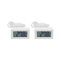 2X LCD Refrigerator Freezer Fridge Digital Thermometer Temperature -50 - 110C