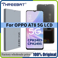6.56 inches Original 90Hz For OPPO A78 5G LCD CPH2483 CPH2495 Display Mobile Phone replacement Digit