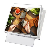 Clear Book Stand Clear Acrylic Book Holder Stand Stable Cook Book Stand For Kitchen Counter Tablet Stand Cookbook Stands &amp;