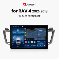 Junsun X7 MAX 13.1“ 2K AI Voice Wireless CarPlay Android Auto Car Radio for TOYOTA RAV 4 2012-1018 Multimedia autoradio