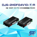 昌運監視器 DJS-2HDF04V1D-T/R 4路 1080P 光電轉換器