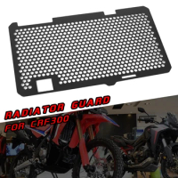 CRF300L Motorcycle CNC Radiator Grille Guard Cover Protector Oil Cooler Guard Protection For CRF 300 L CRF 300 Rally 2020-2022