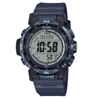CASIO卡西歐 PRO TREK 電波 太陽能電力 三重感應器 戶外探險 PRW-35Y-2_44.6mm