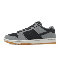 Nike 休閒鞋 SB Dunk Low 男鞋 女鞋 灰 黑 麂皮 膠底 復古 HF3063-001