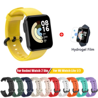 Silicone Bracelet Smart Watch Strap For Redmi Watch 2 Lite Men women Universal Sport Strap For Xiaomi Mi Watch Lite Accessories