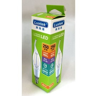 【Luxtek】 CL35-2 2W拉尾LED燈絲燈泡E14(暖白光)