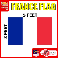 FRANCE FLAG 3x5 FEET KAKI / READY STOCK MALAYSIA / BENDERA NEGARA FRANCE FLAGS