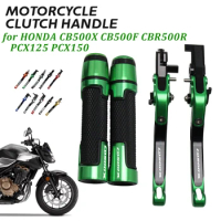 Motorcycle Adjustable Extendable Brake Clutch Levers Hhandbar For Honda CB500X CB500F CBR500R 2013-2021 PCX125 PCX150 2010-2020