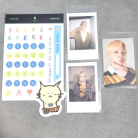 Jimin Photocard + Polaroid + Sticker Official from BTS Deco Kit 2022
