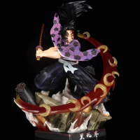 Anime Demon Slayer Kokushibou Gk Statue Tsugikuni Michikatsu Action Figure Kanroji Mitsuri Kimetsu No Yaiba Figurine Model Toy