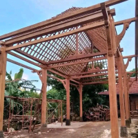 Rumah Limasan Kayu Jati Lawas Kuno Tua, 6x10 Meter.