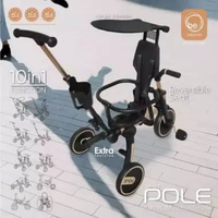 Babyelle Pole & Atom Tricycle Sepeda Anak Roda 3 Balance Bike Cabin Size Stroller Kereta Dorong Anak