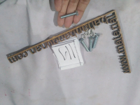 Baut Mur m5 panjang 0.8 cm kunci 8 m5 x 8 mm putih