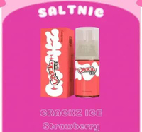 Liquid Crackz Ice Fruity Series Salt Nic 30ML Crackz Fruity Salt By Tetra X VON Strawberry 25MG