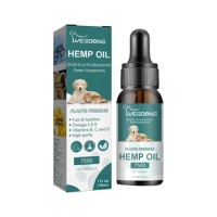 30ml Pet Hemp Seed Oil for Dogs&amp;Cats | Natural Pain and Anxiety Relief | Vitamins B, C, E | High Purity Nutritional Supplement