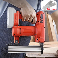 Electric Wireless Nail Gun F30 Straight Nail Gun Electric Nail Staple Nail Gun for Furniture Woodwork Upholstery Rechargeable