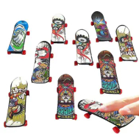 Mini Finger Skateboard Professional Finger Skateboard Skate Board Kit Fidget Toy Desktop Sport Game Finger Skateboards Toys