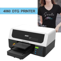Dtg Printer A2 With Two Three I3200A1 I1600A1 Print Head Hoodie Canvas Jeans Dtg T-Shirt Printing Machine
