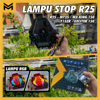 LAMPU STOP R25 R3 MT25 MT03 MT07 MXKING 150 MX 150 EXCITER 150 SNIPER 150 Y15ZR STOPLAMP 3IN1 PLUS L