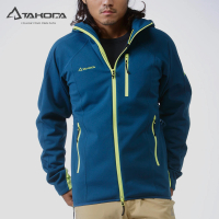 TAKODA Tate 耐磨防風保暖軟殼機能外套 男款 藍綠色(軟殼外套/防風防水外套/機能外套)