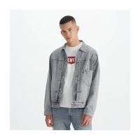 【LEVIS 官方旗艦】男款 Type1復古寬鬆版型外套 牛仔外套 熱賣單品 0016W-0000