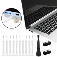 Type C Dust Plugs Mobile Phone Charging Port Anti Dust Plug Charm for Xiaomi Samsung Laptop Port Cleaning Brush Cleaner Kit