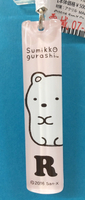 【震撼精品百貨】角落生物 Sumikko Gurashi~SAN-X 長形壓克力鑰匙圈/吊飾-白熊/粉色R#89092