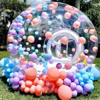 Kids Party Balloons Fun Bubble House Giant Clear Inflatable Bubble House Transparent Tent
