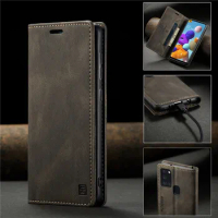 For Samsung Galaxy A21S Case Wallet Magnetic Card Flip Cover For Galaxy A31 Case Luxury Leather Phone Cover Stand