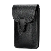 for Vivo X100 Pro X Fold2 X90s x80 S17 Pro Phone bag waist belt vertical multifunctional belt hanging bag double leather case