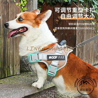 狗牽繩狗繩子寵物用品中大小型犬背心式胸背帶遛狗牽引繩【木屋雜貨】
