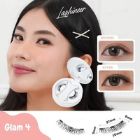 Lashineer Premium 3 Magnet Soft Lashes Instant Magnetic Eyelash Palsu Bulu Mata Curler Refill Wasado