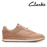 【Clarks】女鞋Craft Run Tor. 復古工藝撞色透氣休閒鞋 運動鞋(CLF73910C)