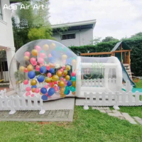 Inflatable Bubble House Igloo Clear Tent Bubble Tent House Dome with Blower for Outdoor Backyard Party