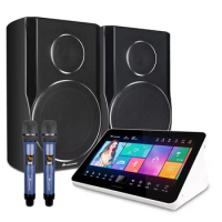 InAndOn 15.6" Touch Screen Mini Portable Karaoke Machine 4TB HDD Five In One KTV Karaoke Player Set Professional Karaoke System