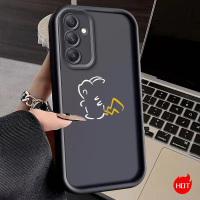 Penutup arnab lembut untuk Samsung A34, 5G, A54, 5G, penutup sarung, aksesori Phone