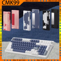 FL ESPORTS CMK99 Mechanical Keyboard Wireless 3Mode RGB Hot Swap Ergonomics USB Bluetooth E-sports Gamer PC Gaming Keyboard