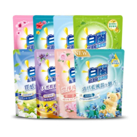 【白蘭】含熊寶貝馨香精華超濃縮洗衣精補充包 1.6kg 6入組 箱購(共9.6kg 7款任選)