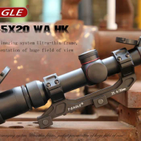 SR 1.5-5X20 HK Optical Sight Riflescope Compressed Airgun Airsoft Guns For Hunting Shooting Rifle Scope With Mounts
