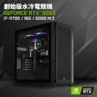 【NVIDIA】GeForce RTX 3080 創始版 八核心水冷電競機(i7-11700/16G/500G_SSD)