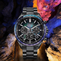 Citizen 星辰 Attesa 宇宙幻彩 100週年限量版 GPS衛星對時 男錶-CC4057-60E