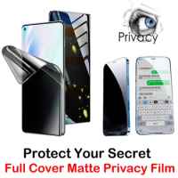 A30S Matte Anti Spy Privacy Hydrogel Film For Samsung A71 5G A31 A32 A33 5G A22 Auto Repair Cover