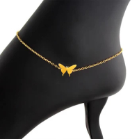 V Attract Friendship Bijoux Femme Ketting Pulseira Feminina Stainless Steel Jewelry Cute Butterfly Bracelet Femme