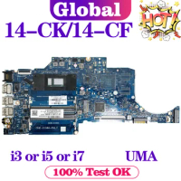 Mainboard For HP 240 G7 14-CK 14-CF l23231-601 Laptop Motherboard i3 i5 i7 8th Gen UMA DDR4