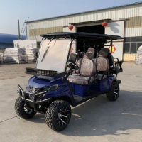 Factory Direct Sales Multi-Purpose Vehicle Off-Road Electric Golf Cart With Luggage Rack Bluetooth Audio Four-Wheel Disc Brakes