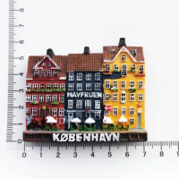 resin refrigerator sticker Copenhagen Street View