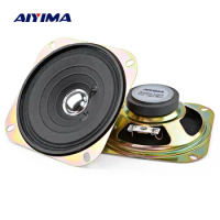 AIYIMA 2Pcs 4 Inch Audio Sound Speaker 8 Ohm 5W Full Range Speaker Paper Edge Amplifier Home Loudspeaker DIY Keyboard Horn Toy